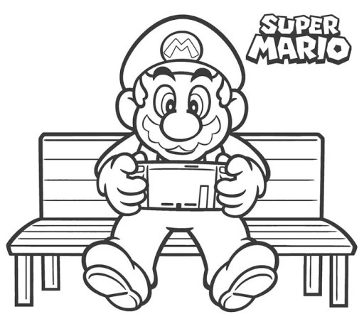 Mario coloring game is a game